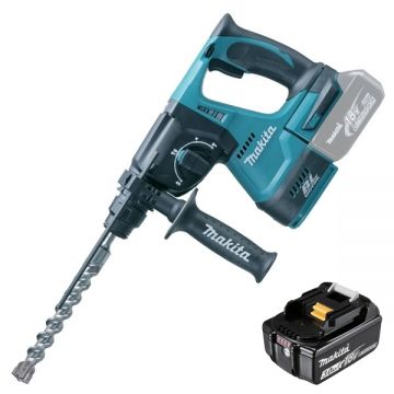Makita  DHR243Z + BL1830B - Rotopercutor SDS-Plus 2 J + Acumulator Li-Ion 18 V 3 Ah