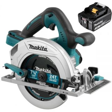 Makita  DHS710Z + BL1830B - Fierastrau circular 190x30 mm + Acumulator Li-Ion 18 V 3 Ah