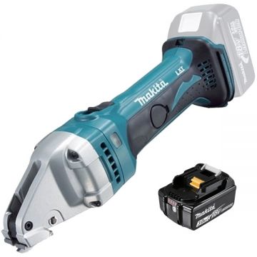Makita  DJS161Z + BL1830B - Masina de taiat tabla 1.6 mm + Acumulator Li-Ion 18 V 3 Ah