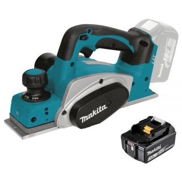 Makita  DKP180Z + BL1830B - Rindea 82 mm + Acumulator Li-Ion 18 V 3 Ah