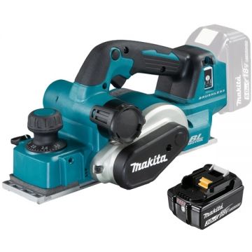 Makita  DKP181Z + BL1830B - Rindea 82 mm + Acumulator Li-Ion 18 V 3 Ah