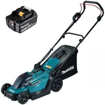Makita  DLM330Z + BL1830B - Masina de tuns iarba 33 cm 30 l + Acumulator Li-Ion 18 V 3 Ah