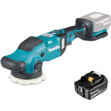 Makita  DPO500Z + BL1830B - Slefuitor cu excentric 125 mm + Acumulator Li-Ion 18 V 3 Ah