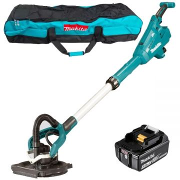 Makita  DSL800ZU + BL1830B - Slefuitor pentru pereti geanta textila + Acumulator Li-Ion 18 V 3 Ah
