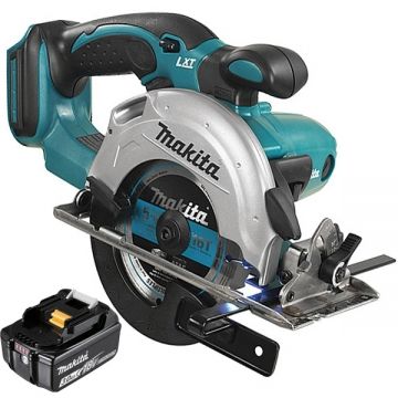 Makita  DSS501Z + BL1830B - Fierastrau circular 136x20 mm + Acumulator Li-Ion 18 V 3 Ah