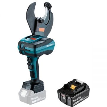 Makita  DTC101ZK + BL1830B - Masina de debitat cabluri 50 mm + Acumulator Li-Ion 18 V 3 Ah