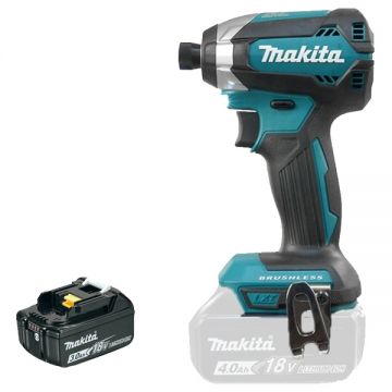 Makita  DTD153Z + BL1830B - Masina de insurubat cu impact 170 Nm M5-M16 motor fara perii + Acumulator Li-Ion 18 V 3 Ah