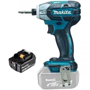 Makita  DTS141Z + BL1830B - Masina de insurubat cu impact 40 Nm M5-M8 + Acumulator Li-Ion 18 V 3 Ah