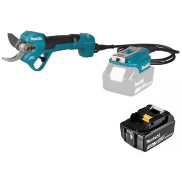 Makita  DUP180Z + BL1830B - Foarfeca de gradina pentru crengi 30 mm + Acumulator Li-Ion 18 V 3 Ah