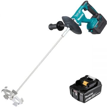 Makita  DUT130Z + BL1830B - Masina de amestecat 165 mm + Acumulator Li-Ion 18 V 3 Ah