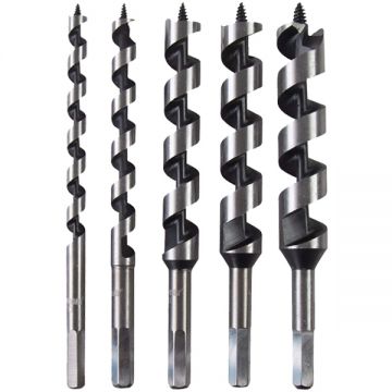 Raider  157799 - Set burghie elicoidale 10-22  mm tija hexagonala 5 bucati
