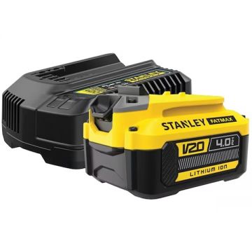 Stanley  SFMCB14M1 - Set 1 acumulator si incarcator Li-Ion 18 V 4 Ah