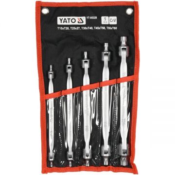 Yato  YT-05320 - Set chei cu articulatie T15-T60 5 bucati