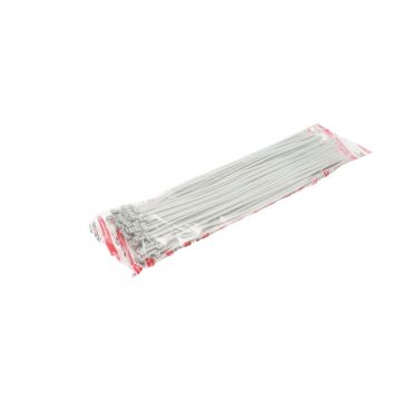 Colier, faseta plastic 4.8x380mm gri, set 100buc, Cod: BK80313 Echivalență: DISNV72, Breckner Germany
