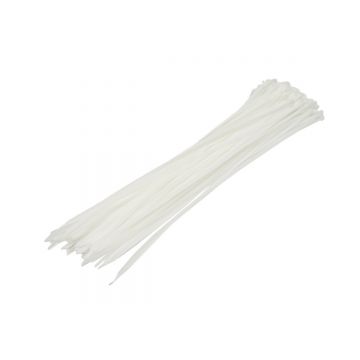 Faseta, colier plastic 3.6x290mm, albe, set 100buc,Cod: BK80311, Brand: BRECKNER GERMANY