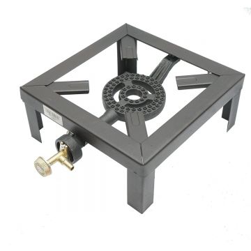 Pirostrie, arzator pe gaz patrat cu 4 picioare 250x250x100mm, Cod: DISLW70