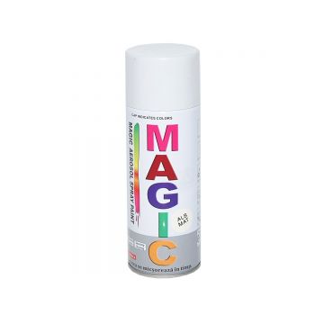 Spray vopsea MAGIC alb mat 007 400ml, Cod: FOX007, Brand: MAGIC