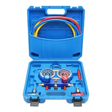 Trusa verificare si incarcare instalatii aer conditionat auto, freon R22, R32, R134a, R410a, Cod: DISMW38, Brand: AUTOSPEED