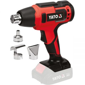 Yato  YT-82285 - Suflanta cu aer cald fara acumulatori si incarcator Li-ion 18 V - Ah 20-550 grade C