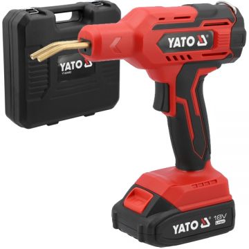 Yato  YT-824482 - Aparat lipit plastic cu 1 acumulator Li-Ion 18 V 4 Ah 500 grade C valiza plastic