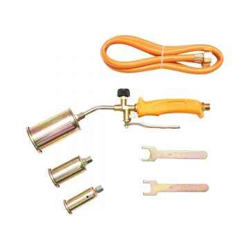 Arzator gaz cu 3 duze si furtun pentru butelie 1.5m, Cod: BK77334, Echivalență: DISEM79, Hoteche