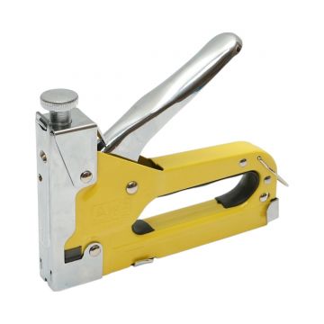 Capsator manual tapiterie reglabil 3 în 1, capse C 4-14mm, capse U 10-12mm, capse T 10-14mm, set 300 capse incluse , Cod: DISPN66 , Brand: CROWNMAN