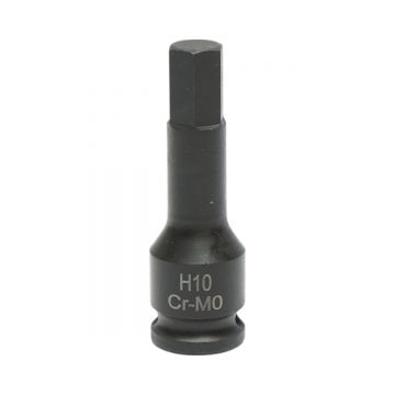 Cheie tubulara de impact hex H10, 60mm, patrat 3/8 Cr-Mo, Cod: DISTS99