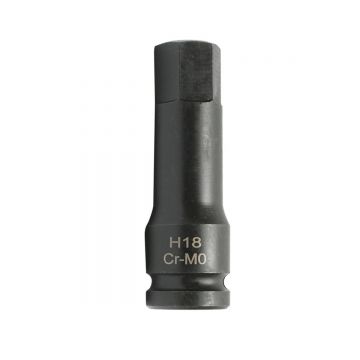 Cheie tubulara de impact hex H18, 78mm, patrat 1/2 Cr-Mo , Cod: DISTS88
