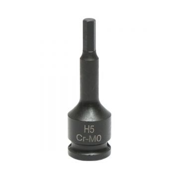 Cheie tubulara de impact hex H5, 60mm, patrat 3/8 Cr-Mo, Cod: DISTS97