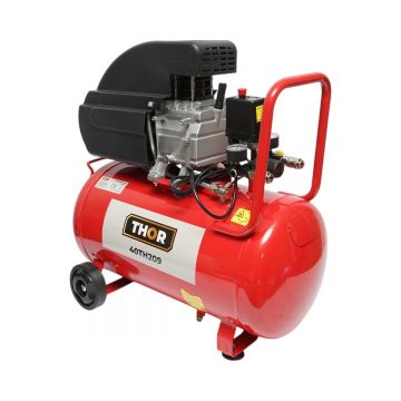Compresor aer volum 50L putere 1.5KW/2CP presiune maxima 8 bar, volum aer aspirat 195L , Cod: 40TH209, Marca: THOR