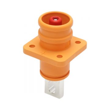 Conector baterie tata portocaliu 1500V/350A pentru cablu cupru 95mm² IP68 , Cod: DISTU33, Leader