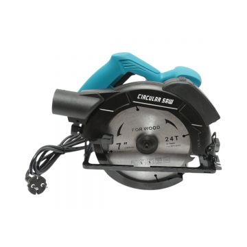 Fierastrau circular de mana cu laser 1050W, 220V, disc 185mm, taiere unghi 0-45°, 5000 rpm , Cod: BK76394