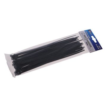 Legături pentru cabluri 250 x 4,8 mm negru (50 buc)