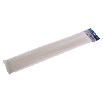 Legături pentru cabluri 500 x 4,8 mm alb (50 buc)
