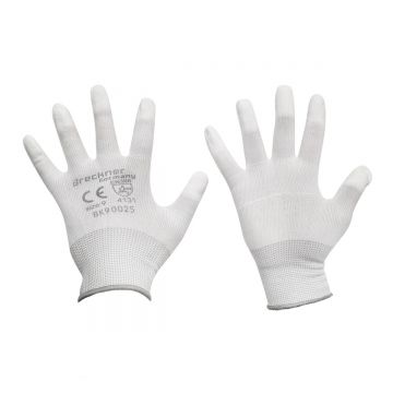 Manusi de protectie sintetice cauciucate albe marimea 9 , Cod: BK90025, BRECKNER GERMANY