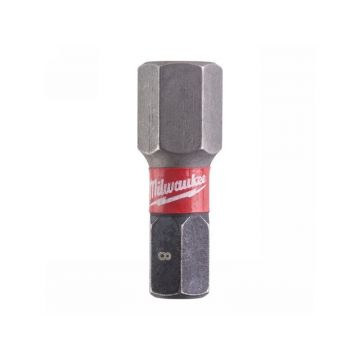 MILWAUKEE Bithegy imbus 8 x 25 mm Shockwave Impact Duty (2 buc)