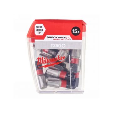 MILWAUKEE Bithegy T50 x 25 mm (15 buc)