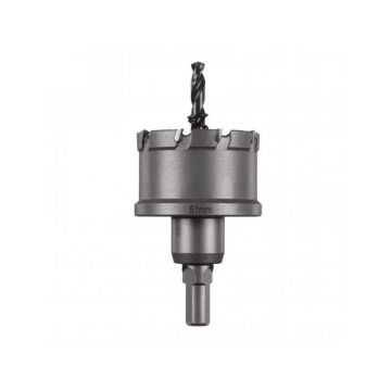 MILWAUKEE Fierăstrău cu gaură TCT 51 mm cu mâner cu 3 fețe inox