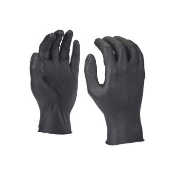 MILWAUKEE Mănuși antiderapante din nitril L/9 (50 bucăți)