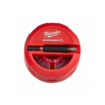 MILWAUKEE Set de biți 15 piese Shockwave