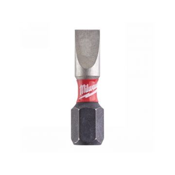 MILWAUKEE Set de biți SL0,8 x 5,5 x 25 mm 2 bucăți Shockwave