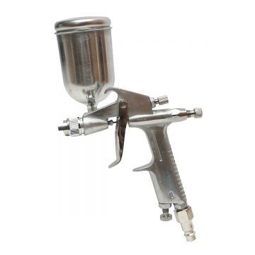 Pistol de vopsit cu aer comprimat 200ml, duza 0.5mm, debit 60ml/min, presiune max. 2.5 bar F-2 , Cod: BK76122