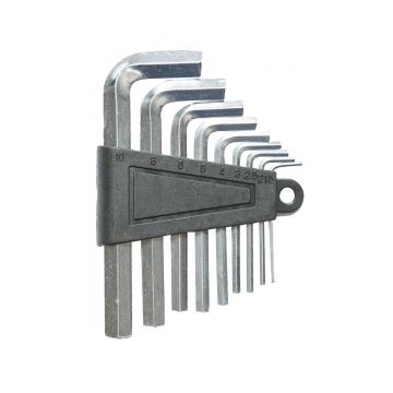 Set 9 chei imbus hexagonale 1.5-10mm din otel forjat tratat termic, Cod: DISPY26