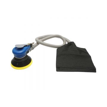 Slefuitor orbital pneumatic 125mm cu sistem de aspirare, viteza 10000 rpm, orbita 2.5mm, presiune max. 8 bar , Cod: BK76124