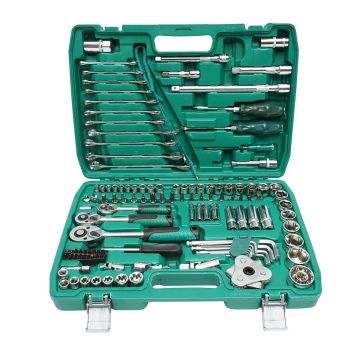 Trusa chei tubulare hexagonale, fixe, torx, imbus antrenor cu clichet 121 piese , Cod: BK80640, Brand: BRECKNER GERMANY