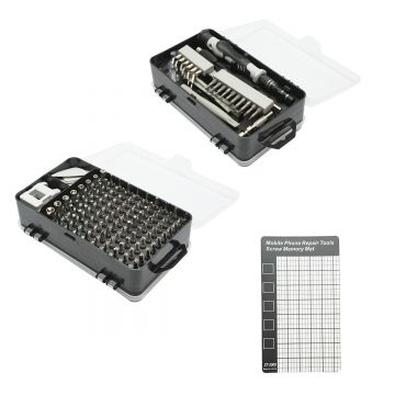 Trusa surubelnite de precizie biti, torx, cruce, hexagonal pentru electronice 139 piese , Cod: BK79827, Marca: BRECKNER GERMANY