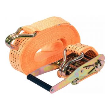 VOREL Curea de fixare a încărcăturii cu clichet 10 m x 50 mm / 4 t