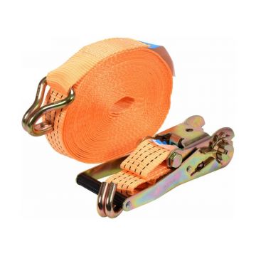 VOREL Curea de fixare a încărcăturii cu clichet 12 m x 50 mm / 4 t