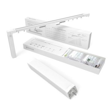 Kit sina electrica LUXION 2.2 m pentru draperii sau perdele, Telecomanda, Control telefon, Wi-Fi