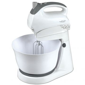 Mixer cu bol AD4202 300W 5 viteze alb